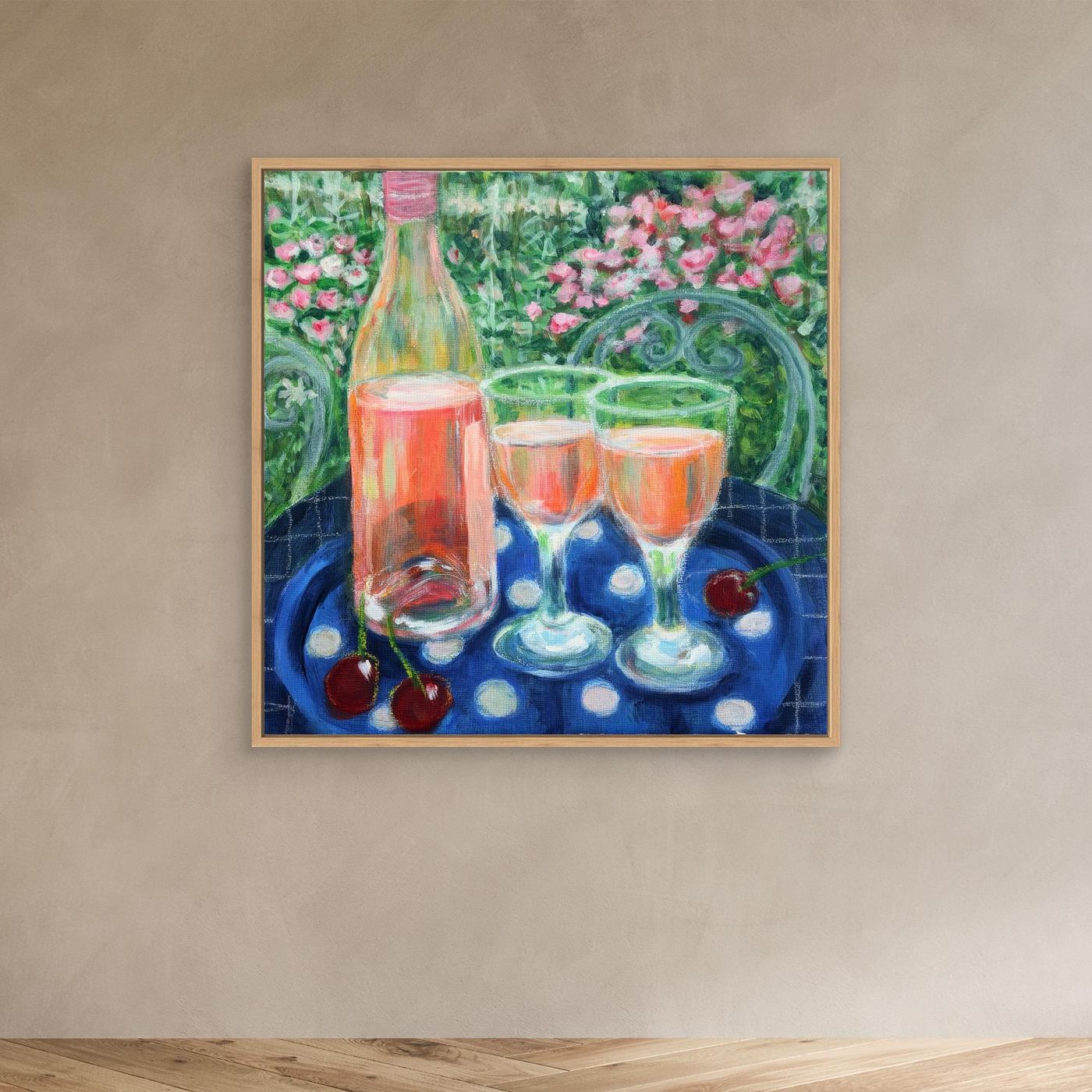 Rosé on the terrace