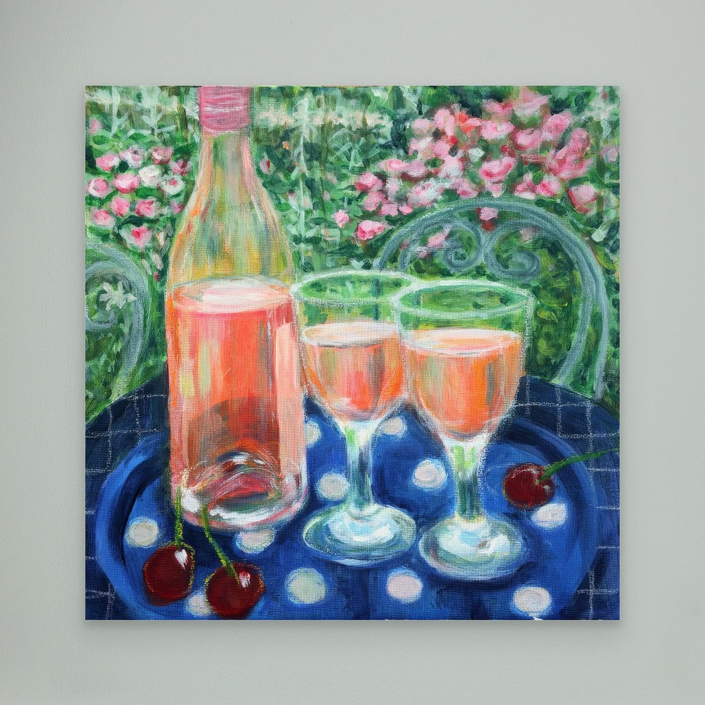 Rosé on the terrace