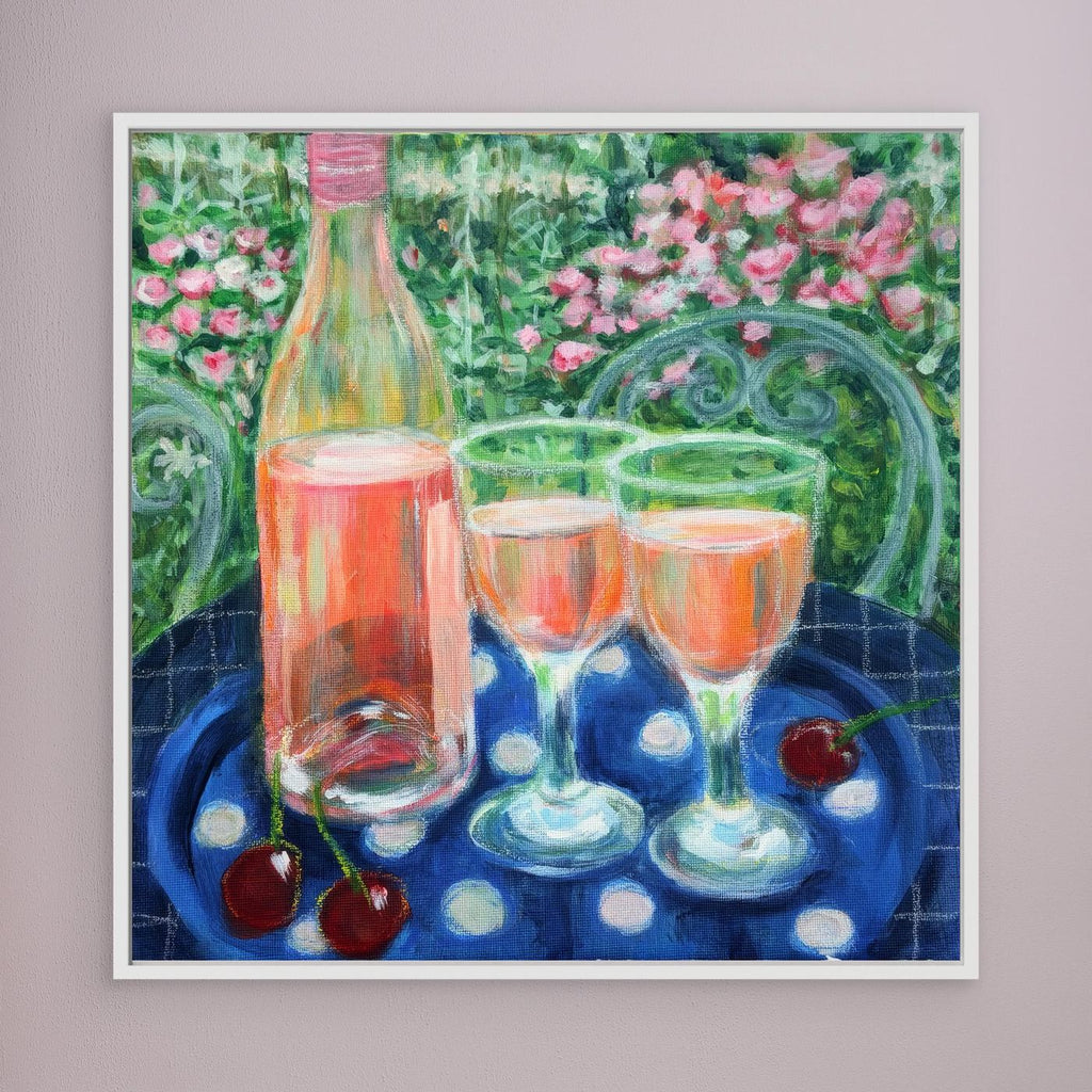 Rosé on the terrace