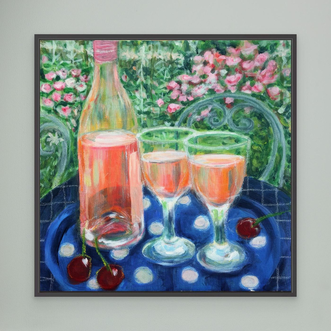 Rosé on the terrace