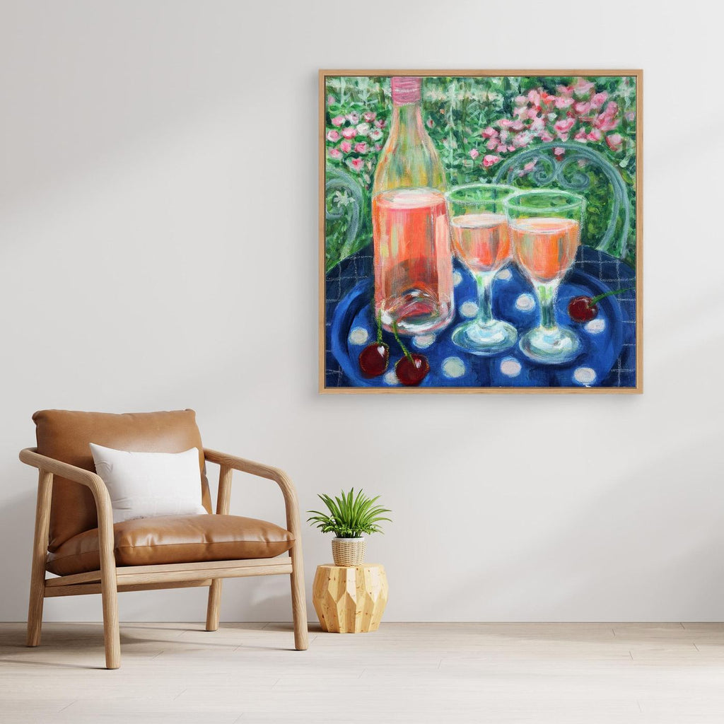 Rosé on the terrace